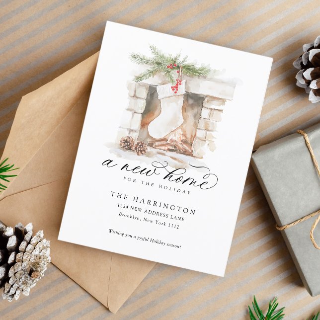 Cartes Pour Fêtes Annuelles Noël Attraper Une Nouvelle Calligraphie De Maison  (Créateur téléchargé)