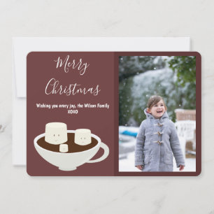 Cartes Pour Fêtes Annuelles Noël au chocolat chaud