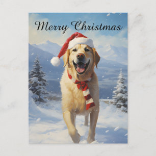 Cartes Pour Fêtes Annuelles Noël au Labrador
