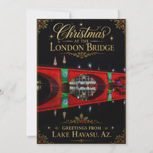 Cartes Pour Fêtes Annuelles Noël au London Bridge Lake Havasu Arizona