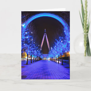 Cartes Pour Fêtes Annuelles Noël au London Eye