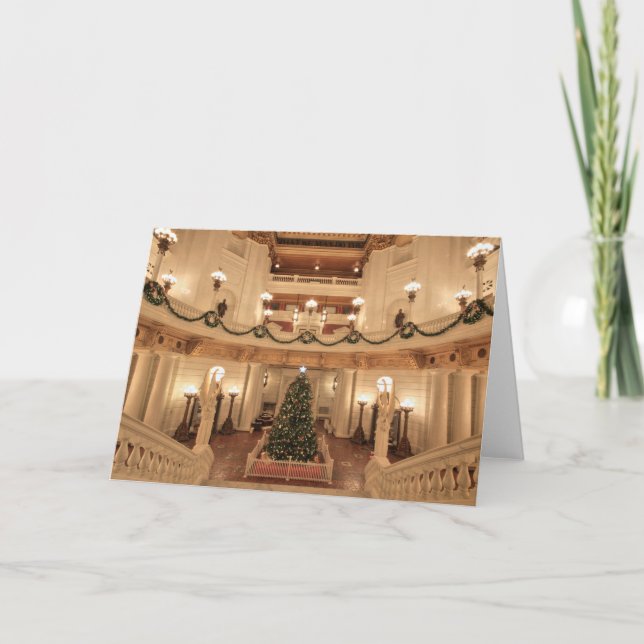 Cartes Pour Fêtes Annuelles Noël au Pennsylvania State Capitol (Devant)