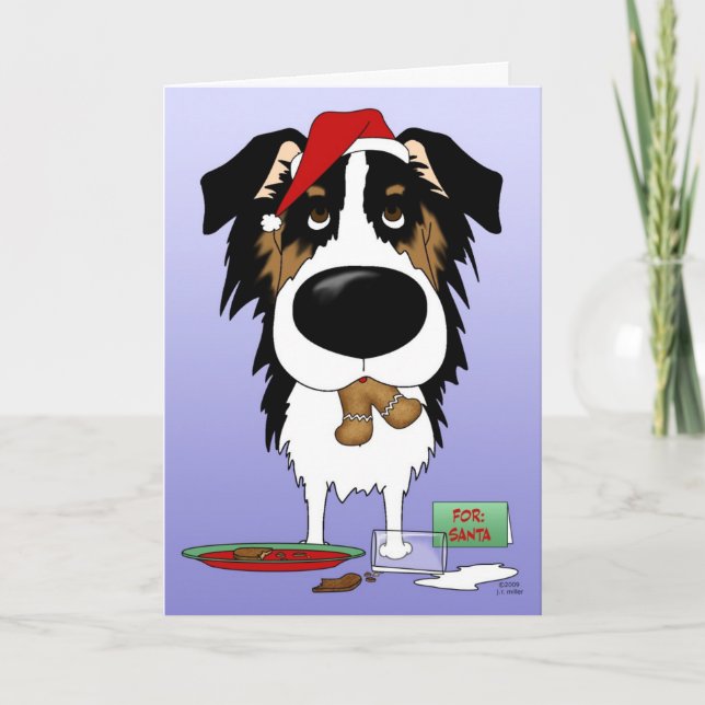 Cartes Pour Fêtes Annuelles Noël australien (Devant)
