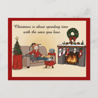 Cartes Pour Fêtes Annuelles Noël avec aimé Cartoony