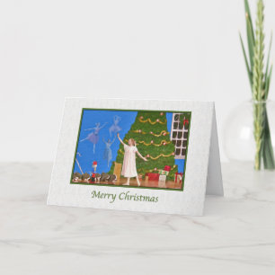 Cartes Pour Fêtes Annuelles Noël, ballet de casse-noix