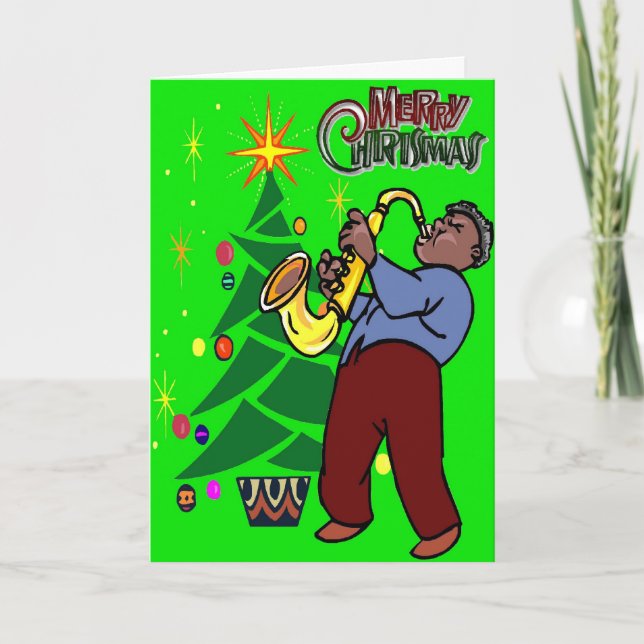 Cartes Pour Fêtes Annuelles Noël bariolé (Devant)
