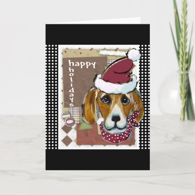 CARTES POUR FÊTES ANNUELLES NOËL BEAGEL (Devant)