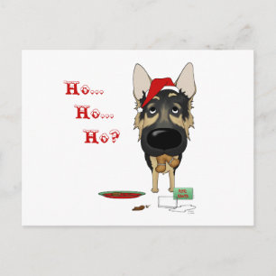 Cartes Pour Fêtes Annuelles Noël berger allemand