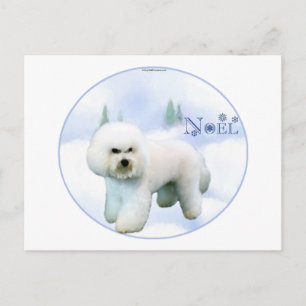 Cartes Pour Fêtes Annuelles Noel Bichon Frise