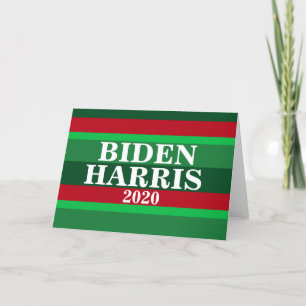 Cartes Pour Fêtes Annuelles Noël Biden Harris 2020