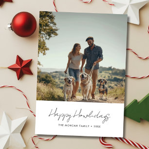 Cartes Pour Fêtes Annuelles Noël bon marché photos de chien Howlidays