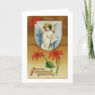 Cartes Pour Fêtes Annuelles Noël Bonjour Angel