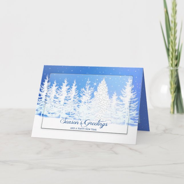 Cartes Pour Fêtes Annuelles Noël - Bonnes Fêtes, Hiver, Affaires (Devant)