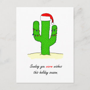 Cartes Pour Fêtes Annuelles Noël Cactus