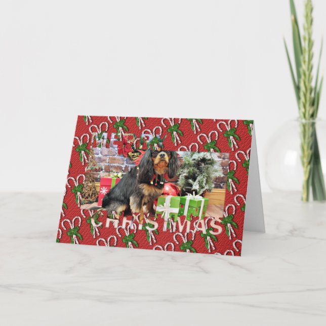 Cartes Pour Fêtes Annuelles Noël - cavalier - Charlie (Devant)