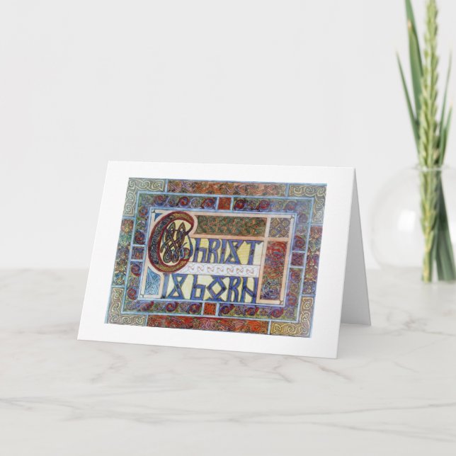 Cartes Pour Fêtes Annuelles Noël celtique (Devant)