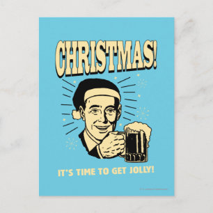 Cartes Pour Fêtes Annuelles Noël : C'est l'heure d'être joyeux