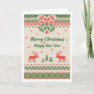 Cartes Pour Fêtes Annuelles Noël - chandail laid
