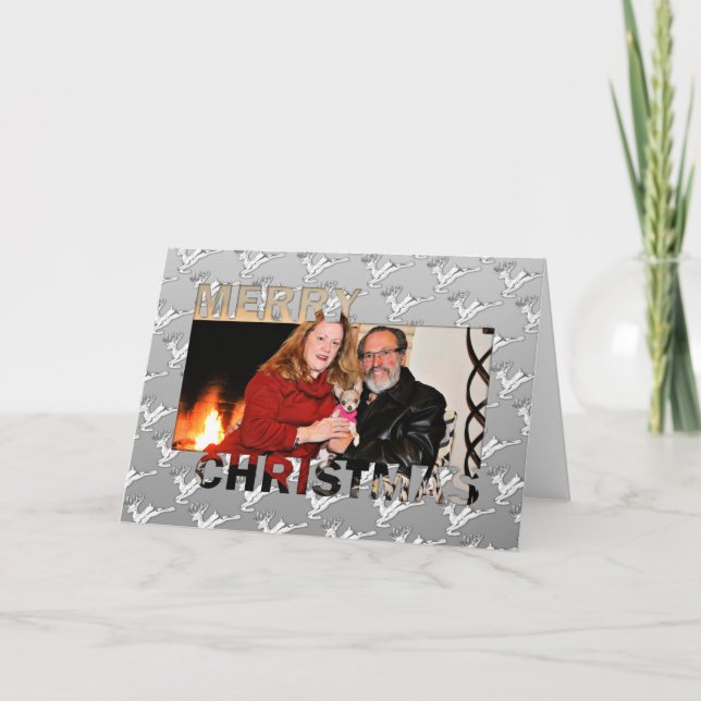Cartes Pour Fêtes Annuelles Noël - Chihuahua (Devant)