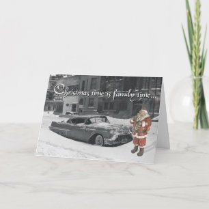 Cartes Pour Fêtes Annuelles Noël classique de père Noël