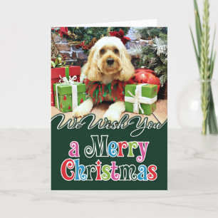Cartes Pour Fêtes Annuelles Noël - Cockapoo - Buddy