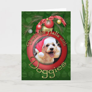 Cartes Pour Fêtes Annuelles Noël - Cockapoo - Maddy