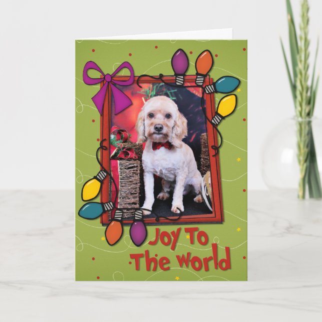 Cartes Pour Fêtes Annuelles Noël - Cockapoo - Schmidt (Devant)