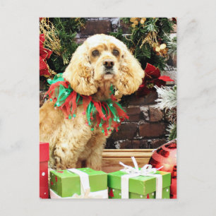 Cartes Pour Fêtes Annuelles Noël - Cocker Spaniel - Maggie