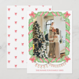 Cartes Pour Fêtes Annuelles Noël Coquette Garland Photo Grandelle du millénair