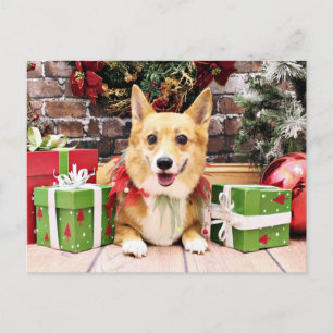 Cartes Pour Fêtes Annuelles Noël - Corgi - Pancake