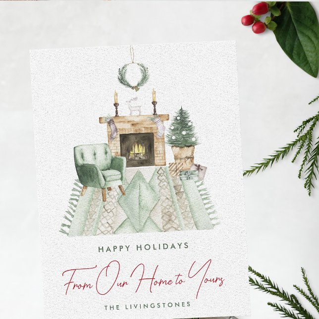 Cartes Pour Fêtes Annuelles Noël cosy de chez nous à chez vous (Créateur téléchargé)