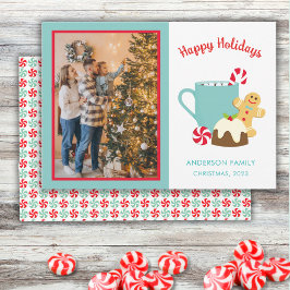 CARTES POUR FÊTES ANNUELLES NOËL CUITS ET CACAO