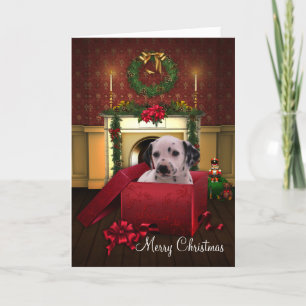 Cartes Pour Fêtes Annuelles Noël dalmatien