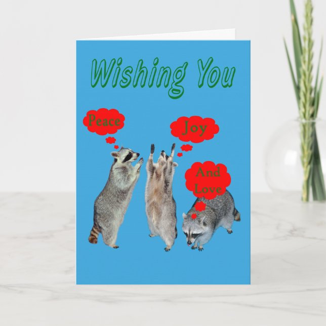 Cartes Pour Fêtes Annuelles noël d'amour (Devant)