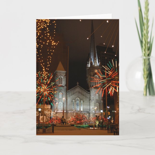 Cartes Pour Fêtes Annuelles Noël dans Cleveland Card (Devant)