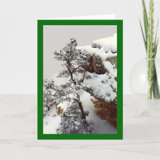 Cartes Pour Fêtes Annuelles Noël dans le Grand Canyon