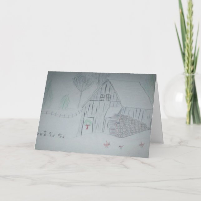 Cartes Pour Fêtes Annuelles noël dans le Maine (Devant)