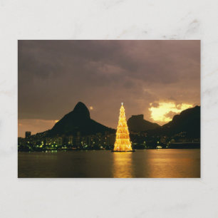 Cartes Pour Fêtes Annuelles Noël dans le Rio de Janeiro Brésil