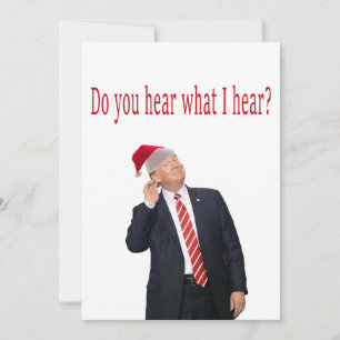 Cartes Pour Fêtes Annuelles Noël d'atout : Entendez-vous ce que j'entends ?