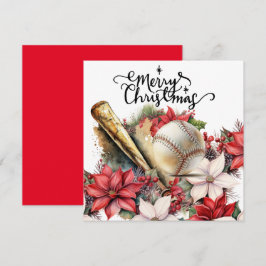 Cartes Pour Fêtes Annuelles Noël de baseball