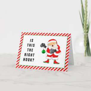 Cartes Pour Fêtes Annuelles Noël de boxe