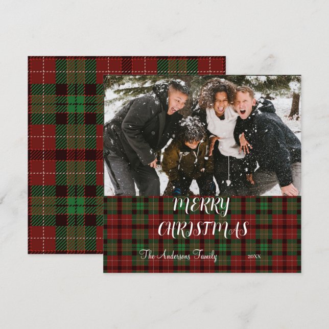 Cartes Pour Fêtes Annuelles Noël de Buffalo (Devant / Derrière)