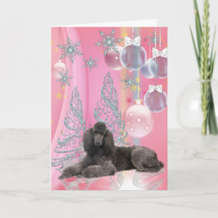 Cartes Pour Fêtes Annuelles Noël de caniche