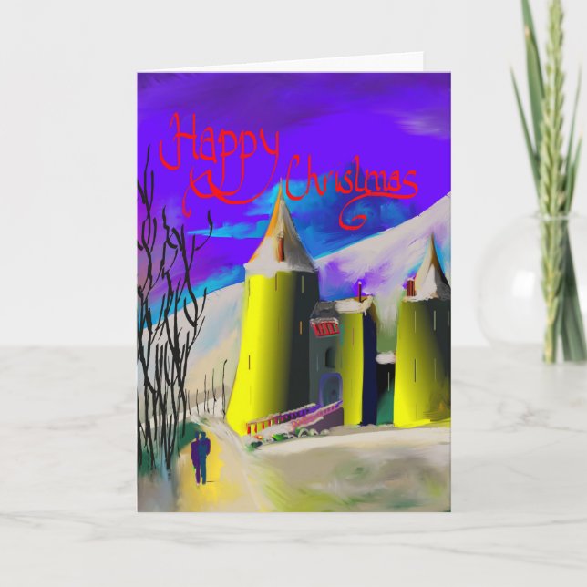 Cartes Pour Fêtes Annuelles Noël de Castle Coch (Devant)