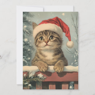 Cartes Pour Fêtes Annuelles Noël de chats de Singapour
