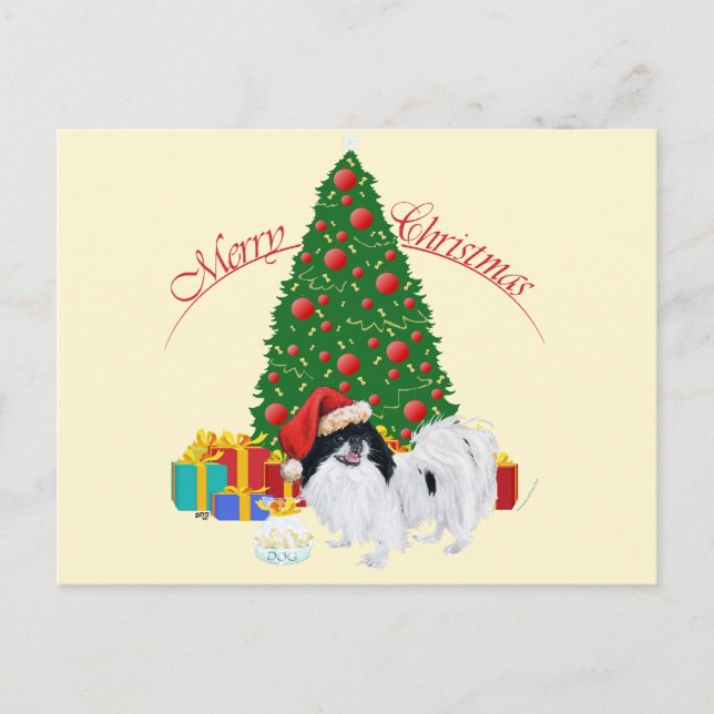 Cartes Pour Fêtes Annuelles Noël de Chin de Japonais Joyeux (Devant)