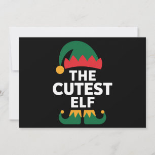 Cartes Pour Fêtes Annuelles Noël de famille assorti au plus mignon des elfes