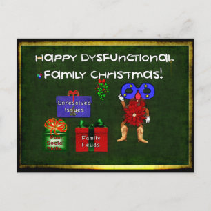 Cartes Pour Fêtes Annuelles Noël de famille dysfonctionnel