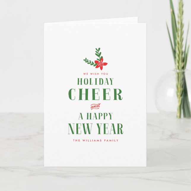 Cartes Pour Fêtes Annuelles Noël de fête (Devant)