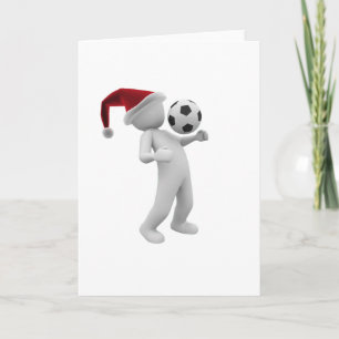Cartes Pour Fêtes Annuelles noël de football
